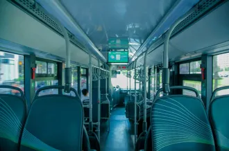 Dépose autobus en centre ville