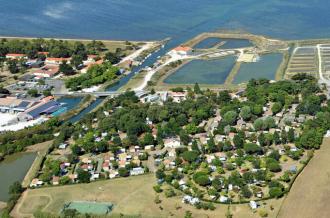 ile d'Oleron Camping La Brande vue aerienne