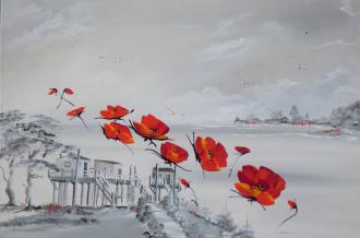 Exposition d'art : Songes et Coquelicots