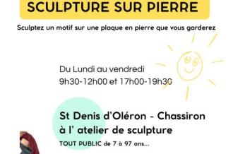 ATELIER D'INITIATION SCULPTURE SUR PIERRE