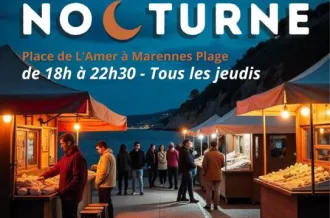 Marché nocturne à Marennes Plage_Marennes-Hiers-Brouage