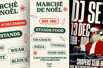 Marché de Noël Shapers Club house