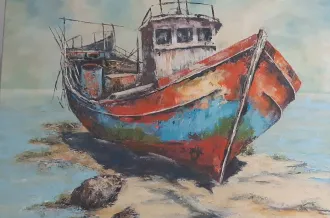 Exposition de peinture et sculpture Dominique Bauruel et Brigitte Belaud_Saint-Trojan-les-Bains