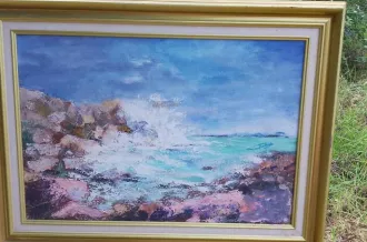 Exposition de peinture Isabelle Guibert_Saint-Trojan-les-Bains