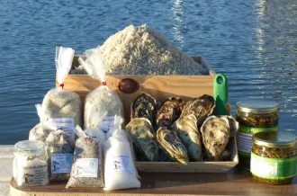 huitres -fleur de sel- sel