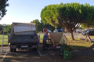 Broyage de végétaux