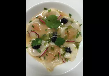 Ceviche Saint-Jacques-Pamplemousse