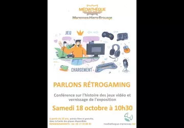 Parlons "rétrogaming" à la médiathèque_Marennes-Hiers-Brouage