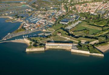 Vue aérienne de la Citadelle du Château d'Oléron