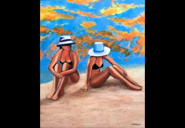 Exposition de peintures Christian Lambinet et Margaret Massé_Saint-Trojan-les-Bains