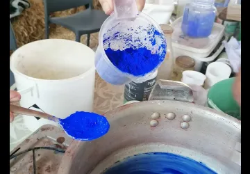 Stage éco-habitat : peintures naturelles, enduits minéraux_Le Grand-Village-Plage