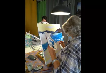 Stage d'aquarelle "Euphorbe & chenille"_Saint-Pierre-d'Oléron