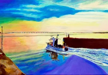 Exposition peinture Donald Eaton_Le Château-d'Oléron
