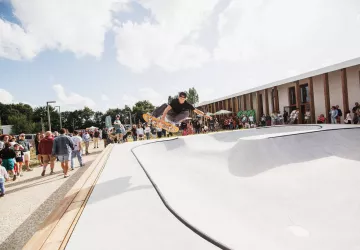 Compétition de skateboard