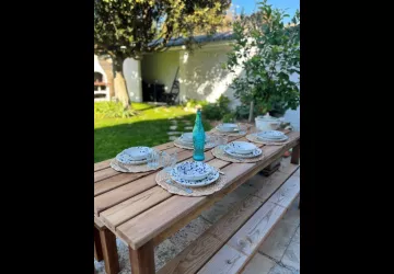 Jardin table extérieur
