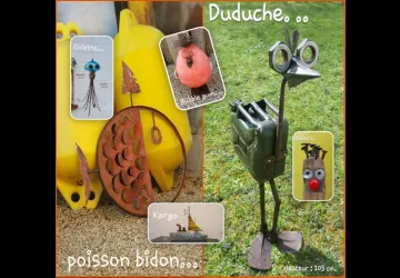 Expoisition de sculptures récup' - Thierry GARDAIS