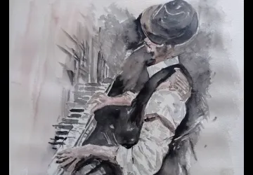 Exposition de peinture Bordessoules-Flesh et Atlan_Saint-Trojan-les-Bains