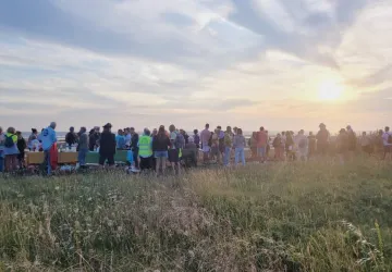 Marche coucher du soleil_Saint-Denis-d'Oléron