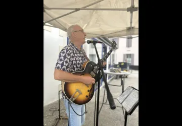 Marché du matin en musique