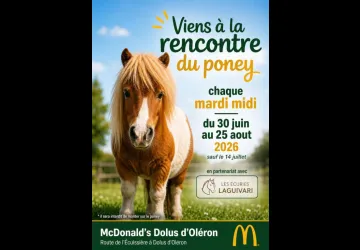 Rencontre avec le poney au McDonald's
