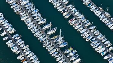 Port de plaisance sur l'île d'Oléron